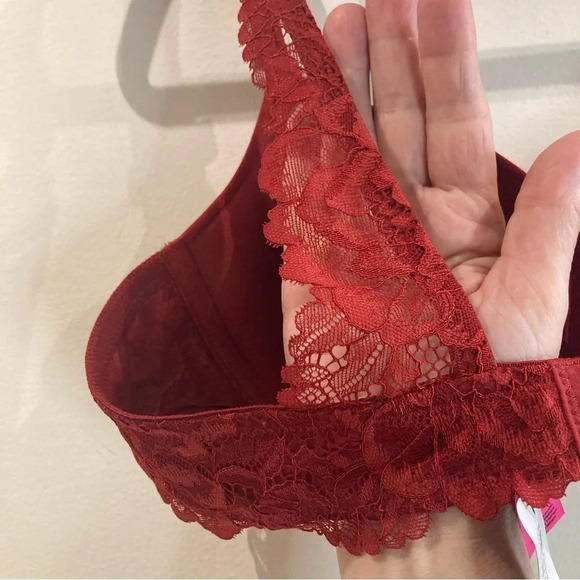 LA SENZA Sz 36C So Free Balconnet Lightly Padded Underwire Lace Straps Bra NEW - Picture 7 of 11